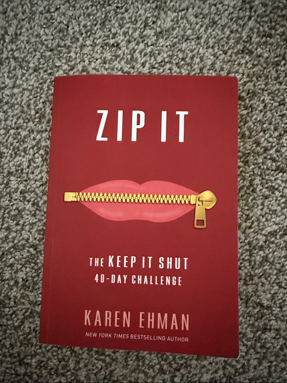 ZIP IT by Karen Ehman - Red Paperback